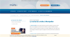 Desktop Screenshot of montpellier.excellia-finance.fr