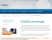 Tablet Screenshot of montpellier.excellia-finance.fr