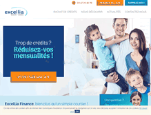 Tablet Screenshot of excellia-finance.fr